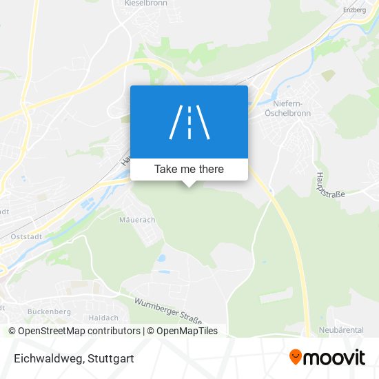 Eichwaldweg map