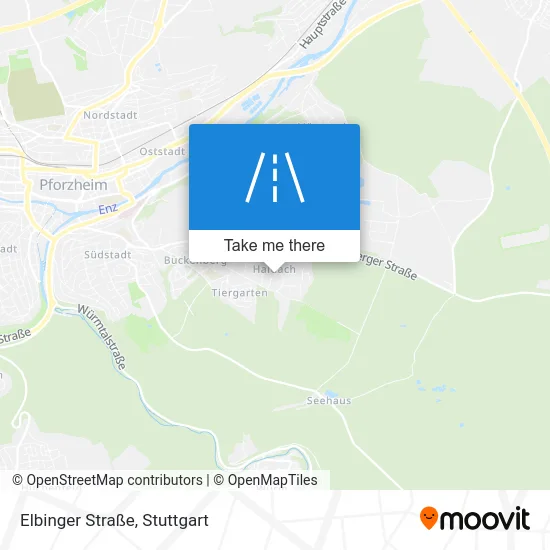 Карта Elbinger Straße