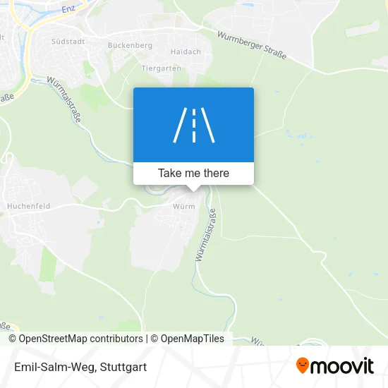 Карта Emil-Salm-Weg