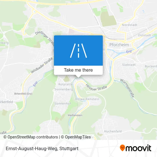 Ernst-August-Haug-Weg map