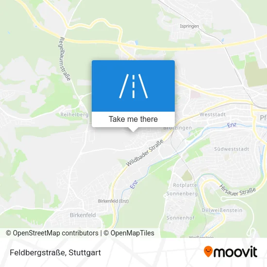 Карта Feldbergstraße