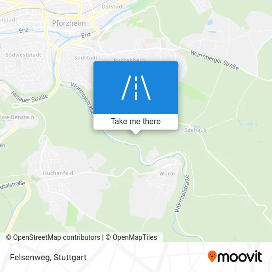 Карта Felsenweg