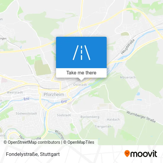 Карта Fondelystraße