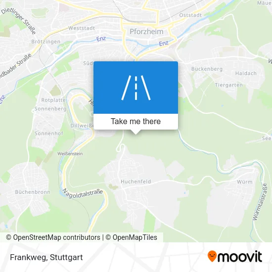 Карта Frankweg