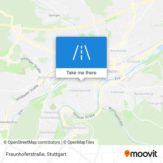 Карта Fraunhoferstraße