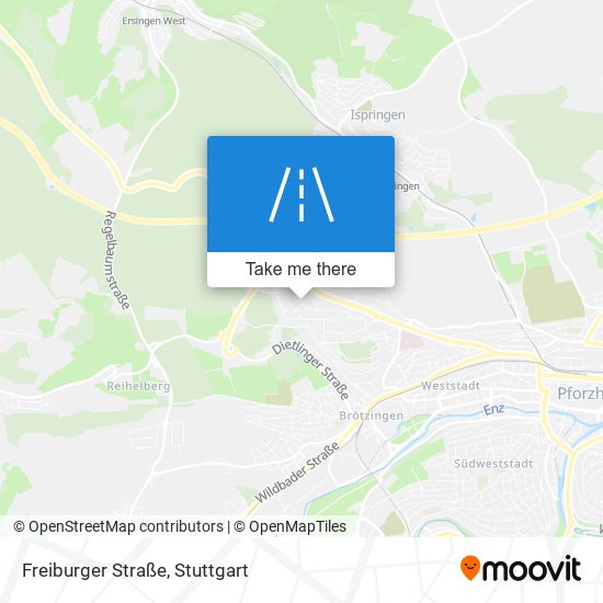 Freiburger Straße map