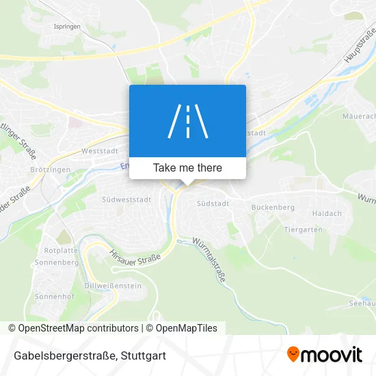 Карта Gabelsbergerstraße