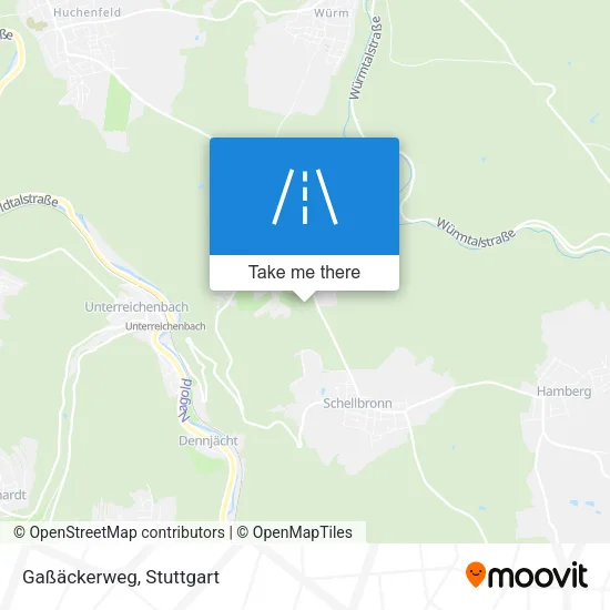 Карта Gaßäckerweg