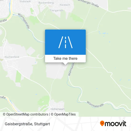 Карта Gaisbergstraße