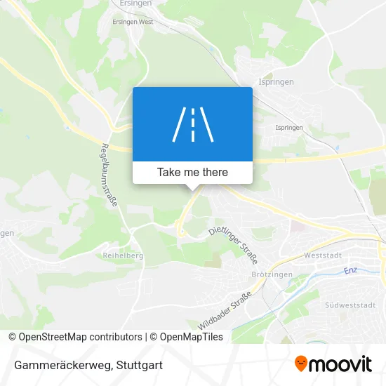 Карта Gammeräckerweg