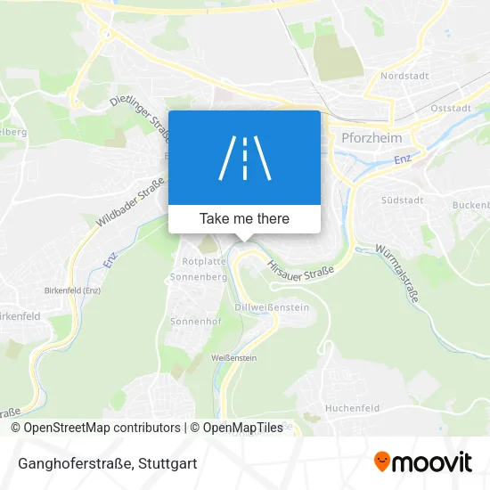 Карта Ganghoferstraße