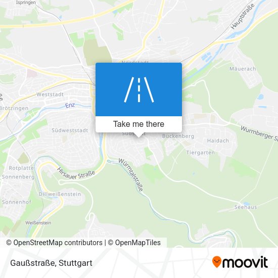 Gaußstraße map