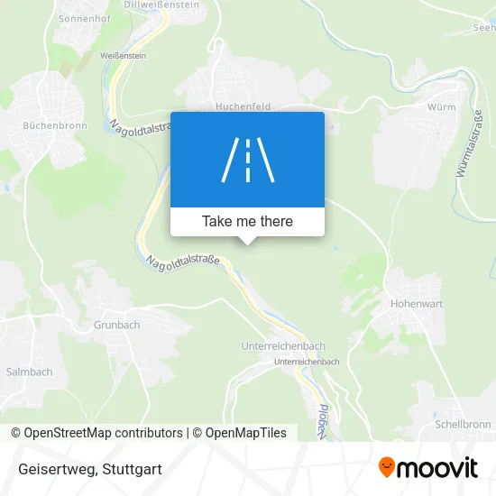 Карта Geisertweg