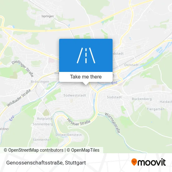 Карта Genossenschaftsstraße