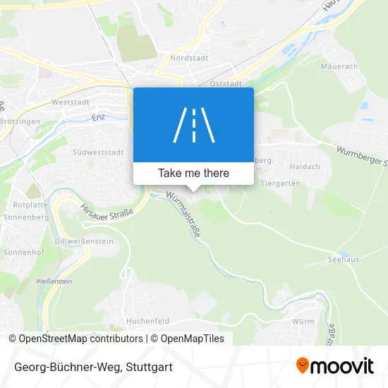 Карта Georg-Büchner-Weg