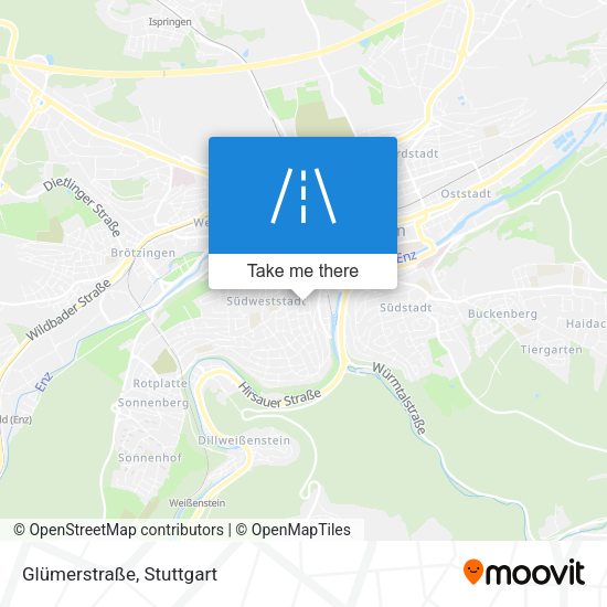 Glümerstraße map