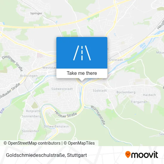 Карта Goldschmiedeschulstraße