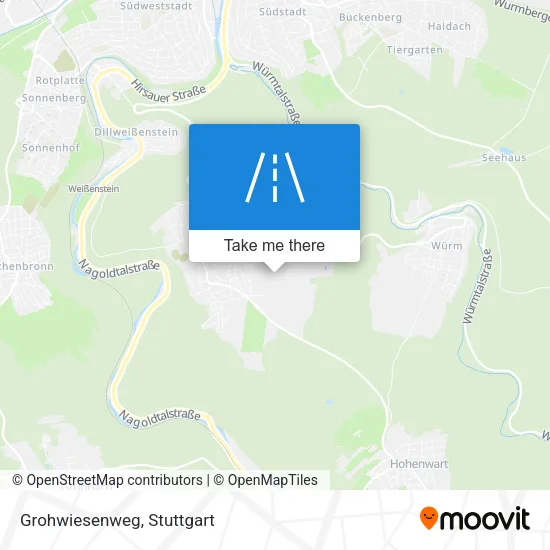 Карта Grohwiesenweg