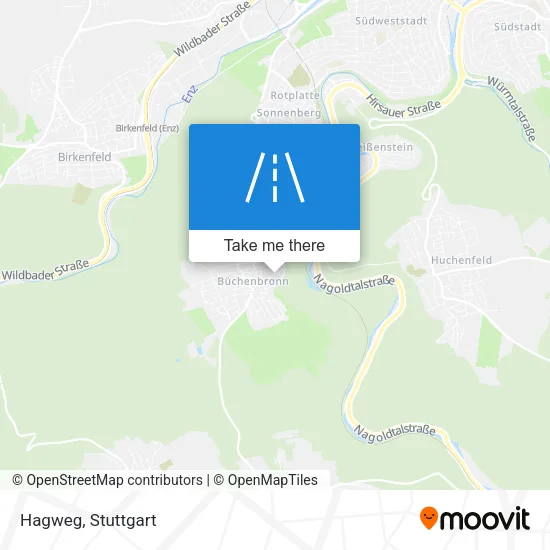 Hagweg map