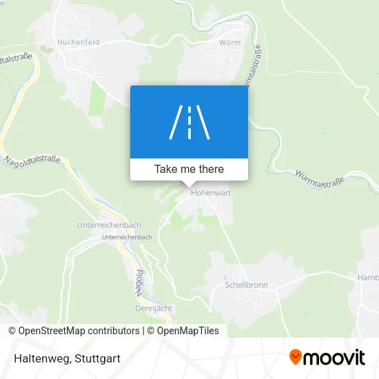 Карта Haltenweg