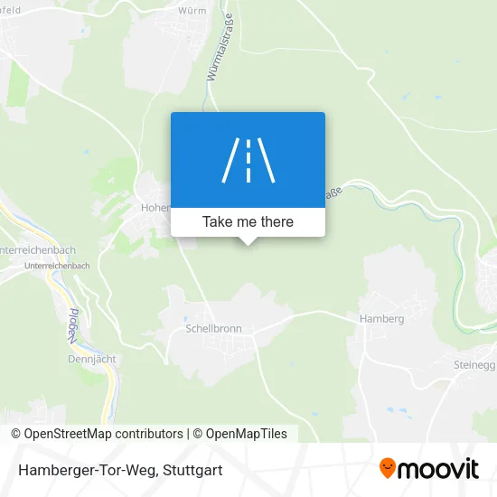 Карта Hamberger-Tor-Weg