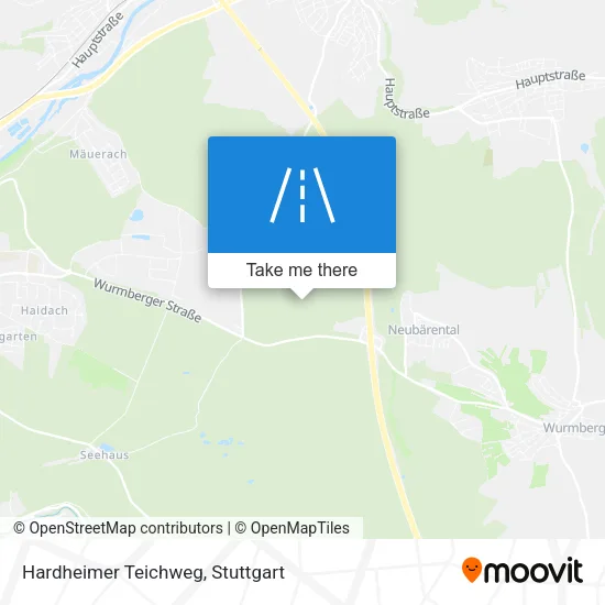 Hardheimer Teichweg map