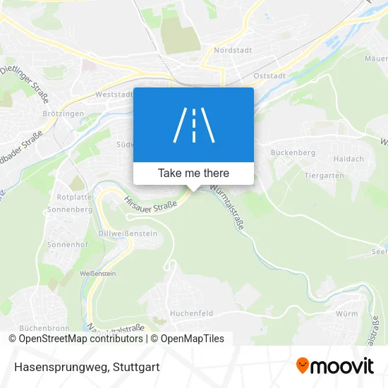 Карта Hasensprungweg