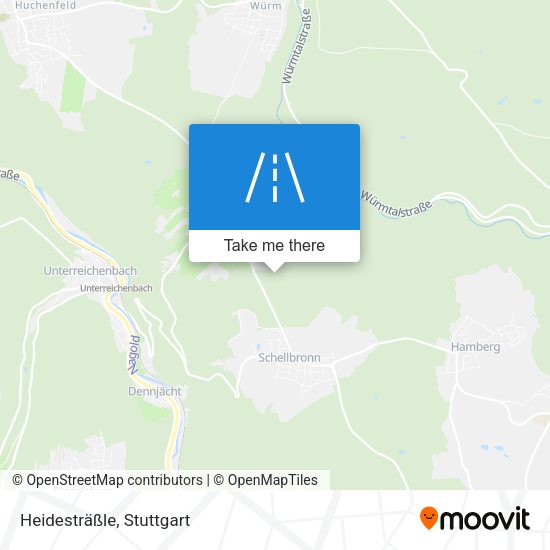 Heidesträßle map
