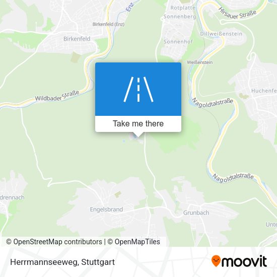 Карта Herrmannseeweg