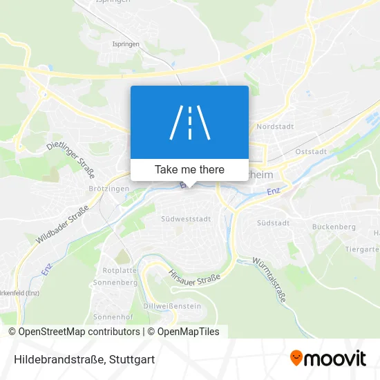 Карта Hildebrandstraße