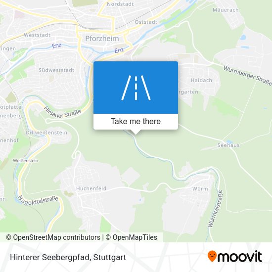 Hinterer Seebergpfad map