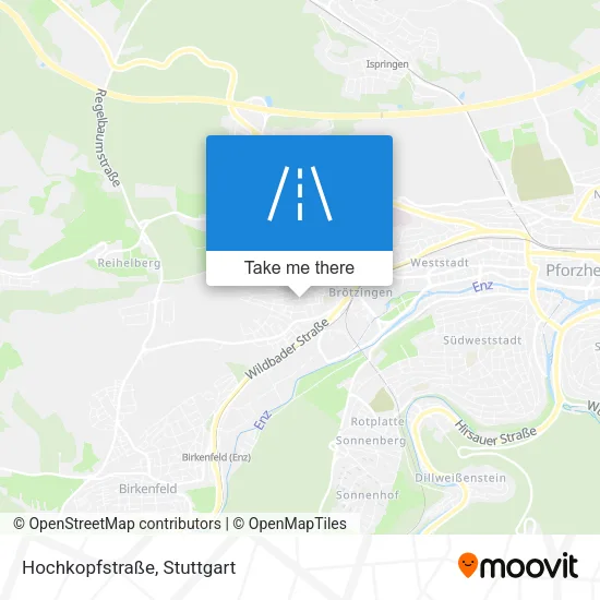 Hochkopfstraße map
