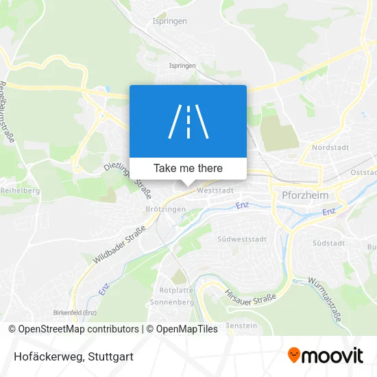 Карта Hofäckerweg