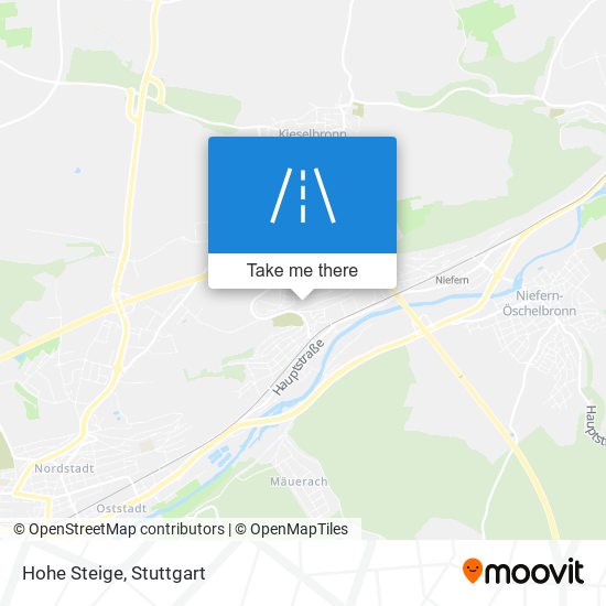 Hohe Steige map