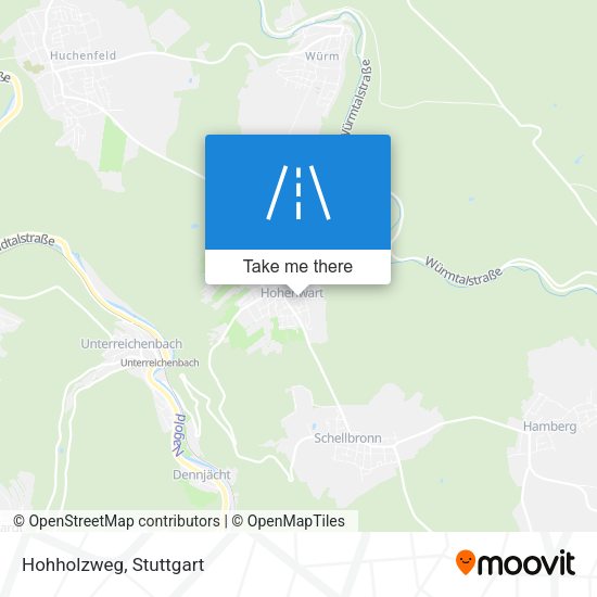 Hohholzweg map