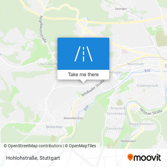 Hohlohstraße map