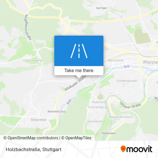 Карта Holzbachstraße