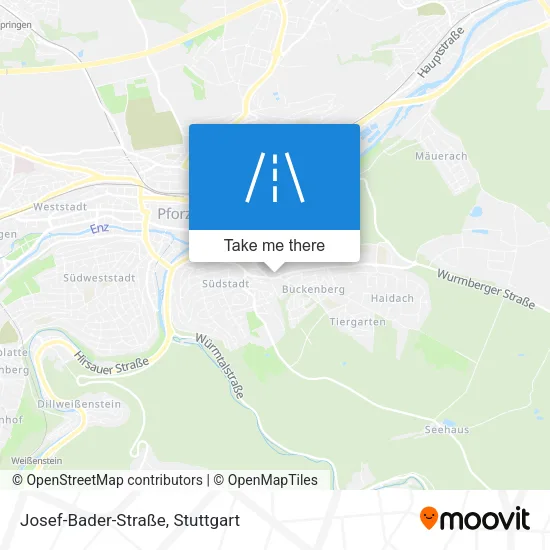 Карта Josef-Bader-Straße