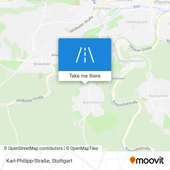 Карта Karl-Philipp-Straße