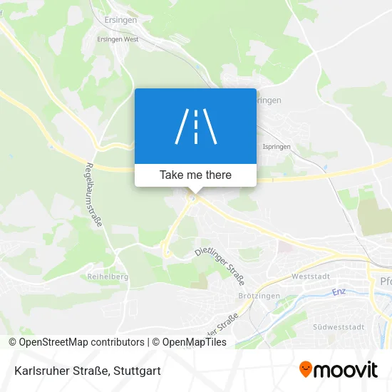 Карта Karlsruher Straße