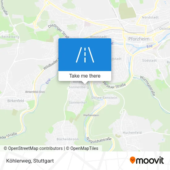 Карта Köhlerweg