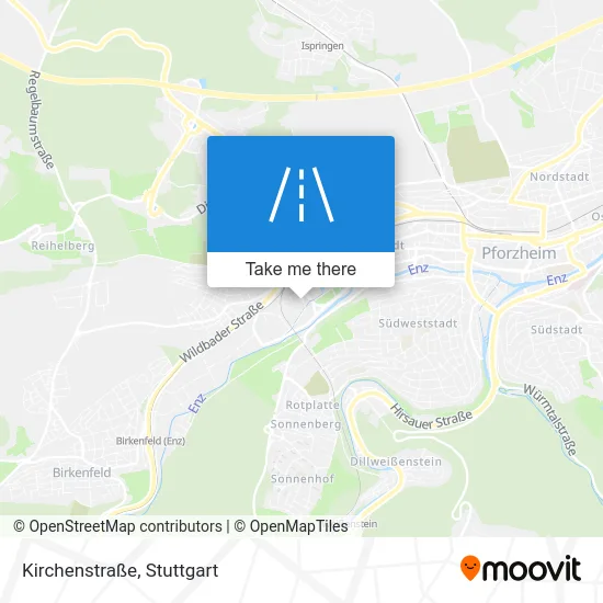 Карта Kirchenstraße