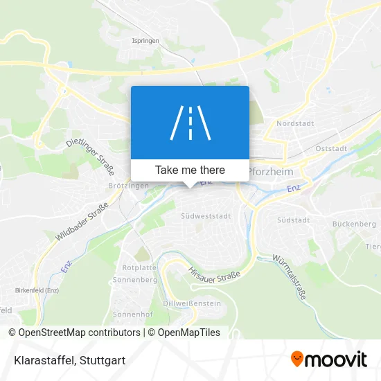 Карта Klarastaffel