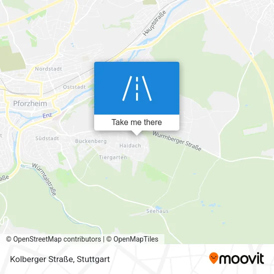 Карта Kolberger Straße