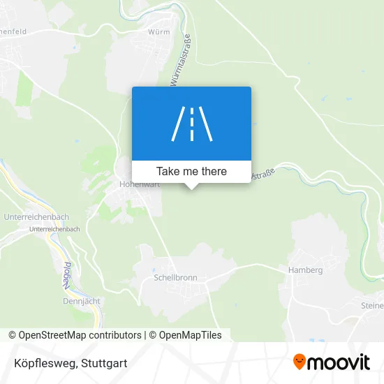 Карта Köpflesweg