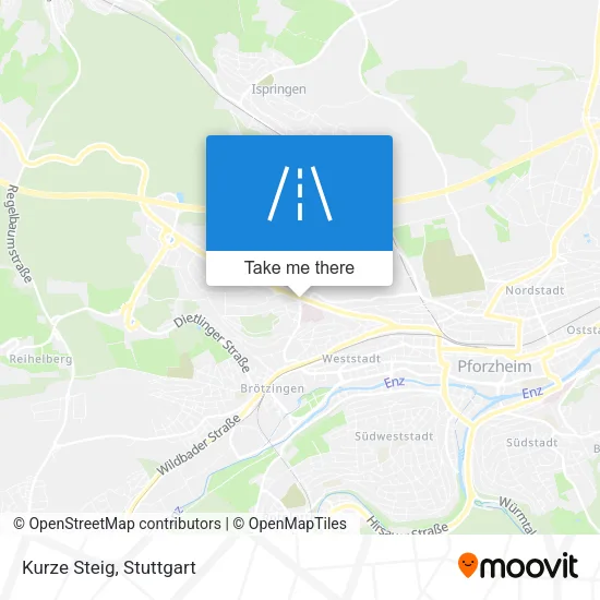 Карта Kurze Steig