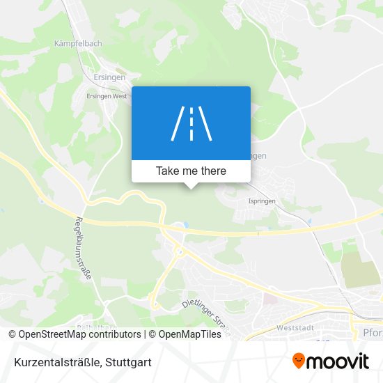 Kurzentalsträßle map