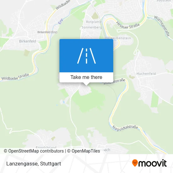 Lanzengasse map