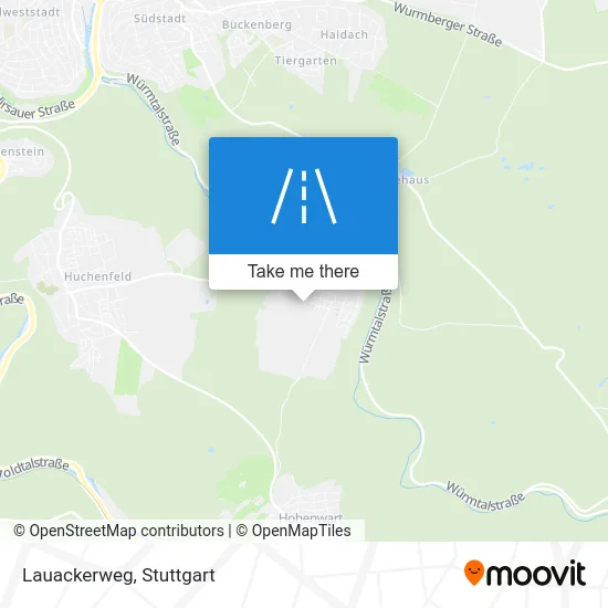 Карта Lauackerweg
