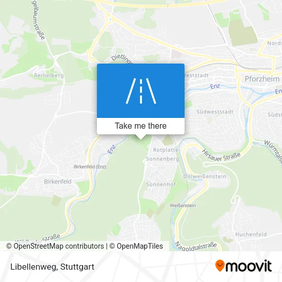 Карта Libellenweg